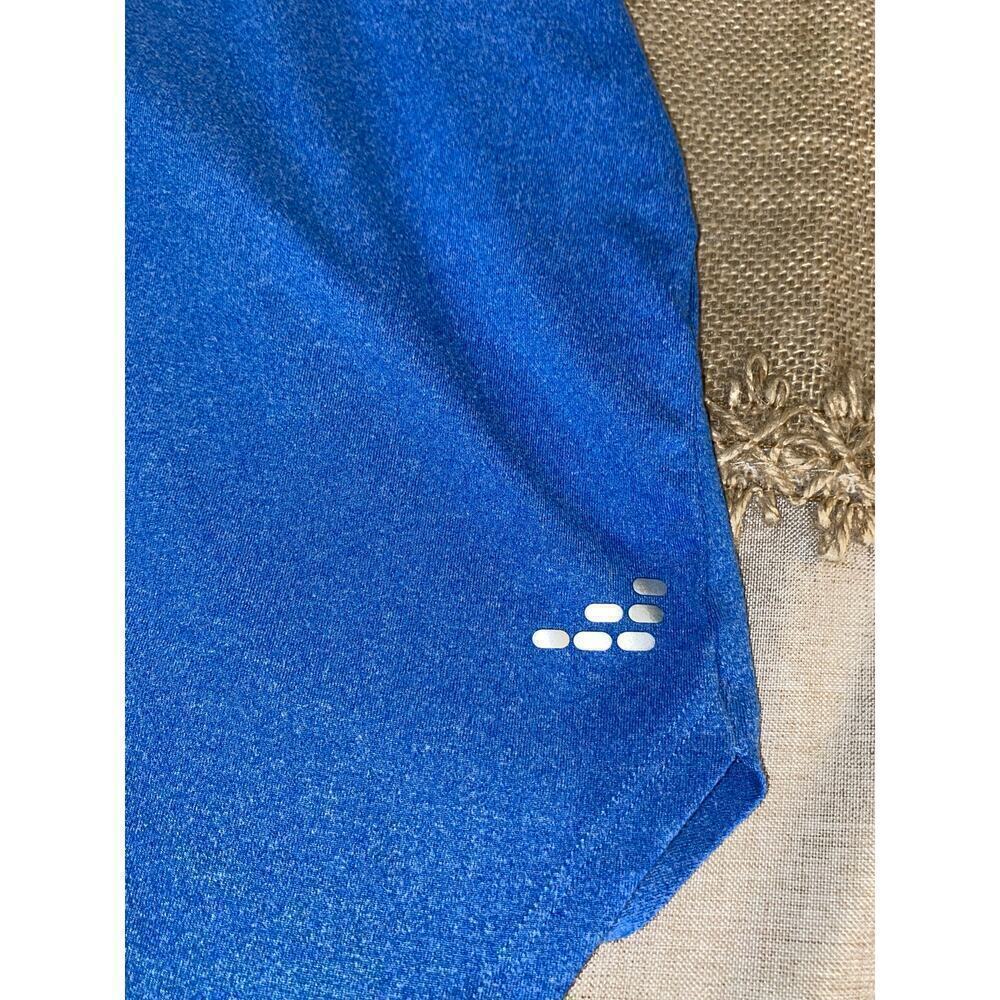 BCG Blue size XL Longer Length Cutout Front Gym Workout Top GUC - Picture 9 of 11